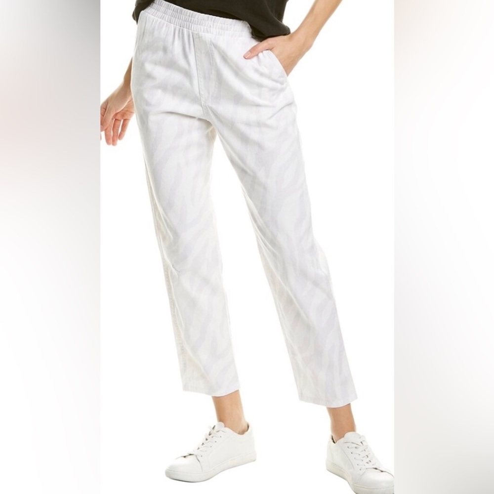 Monrow Zebra Woven Pants 100% Cotton